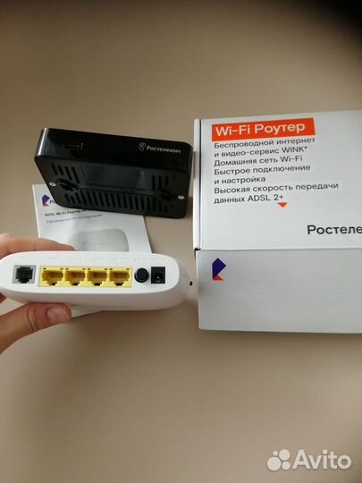 Wi- Fi роутер Ростелеком + тв-приставка