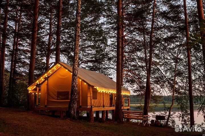 Шатры для глэмпинга, сафари-тент
