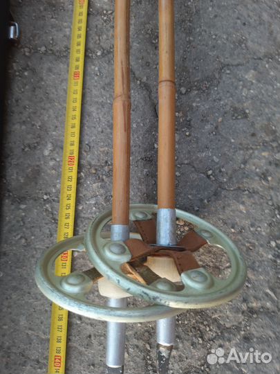 Лыжи и бамбуковые лыжные палки СССР