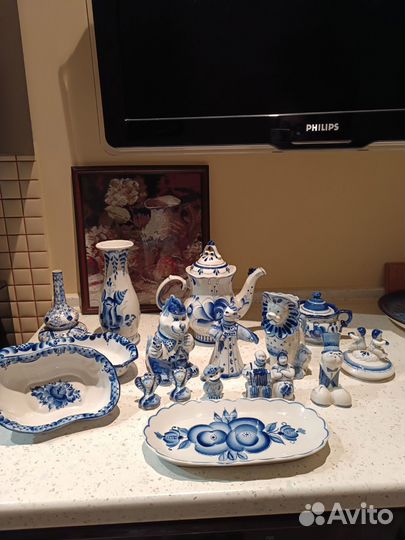 Посуда гжель