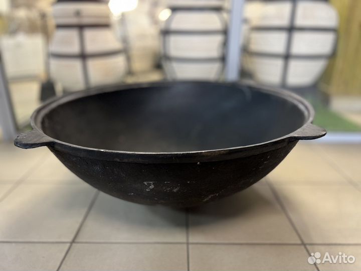 Казан чугунный 110 литров