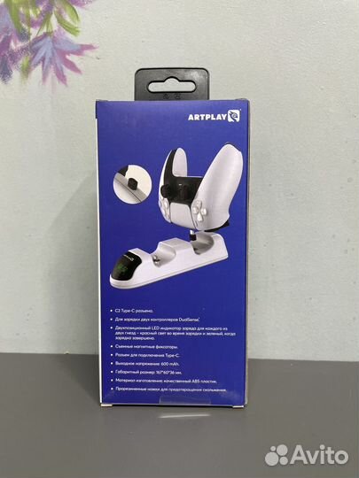 Зарядная станция для геймпадов ps5 dualsense