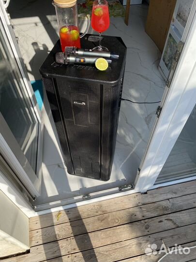 Колонка с микрофонами в аренду