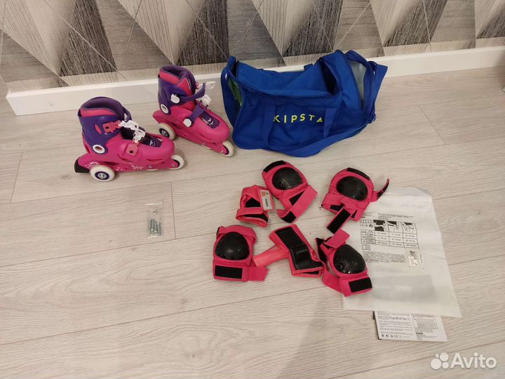 Роликовые коньки детские раздвижные