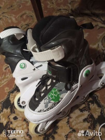 Роликовые коньки раздвижные 33-37
