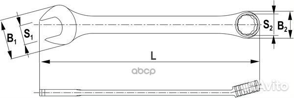 Ключ гаечный комбинированный, 11 мм CW00011 THO