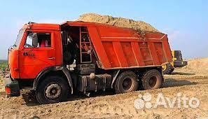 Песок карьерный с доставкой