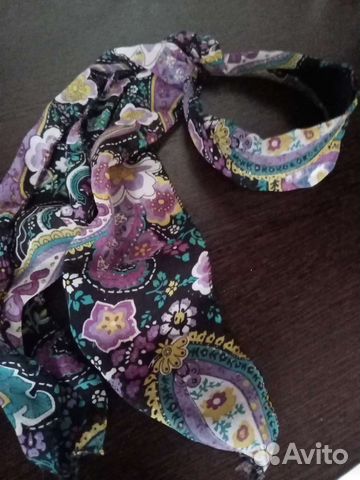 Ободок для волос шифоновый