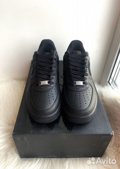 Кроссовки Nike Air Force 1 Supreme Black