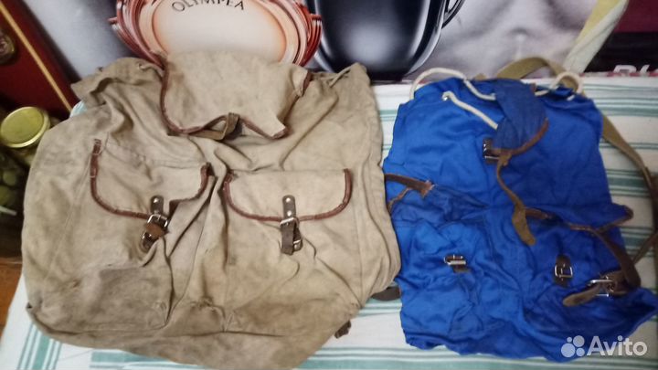 Рюкзаки, сумка и Фляжки эпохи СССР