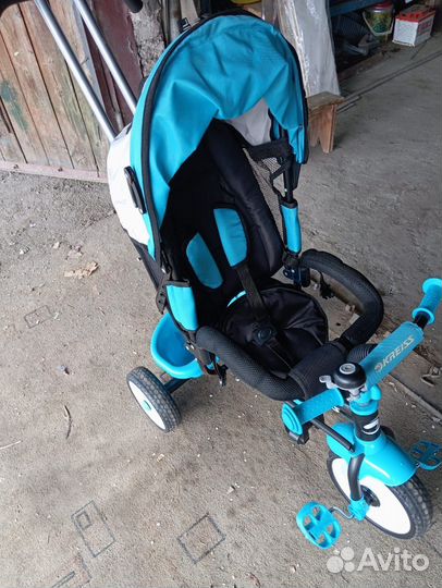 Детский велосипед коляска с ручкой
