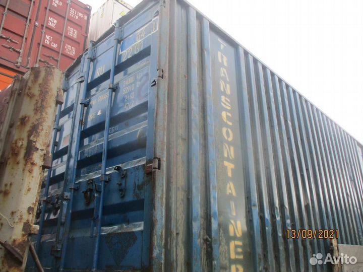 Морской контейнер 20 футов б/у rzdu0000641
