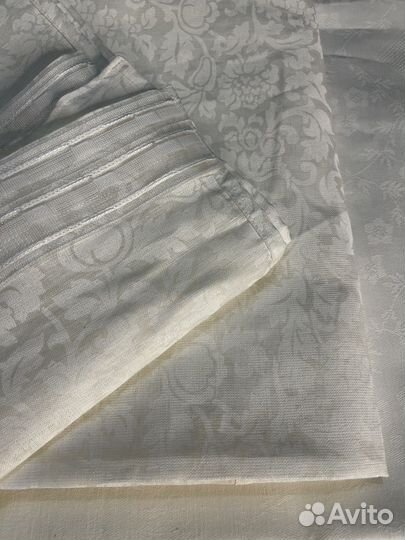 Шторы льняные