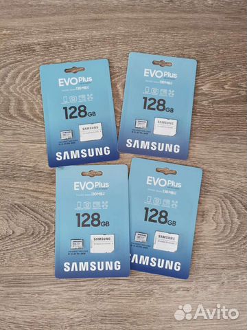 Карта памяти MicroSD Samsung Evo Plus 64/128Gb