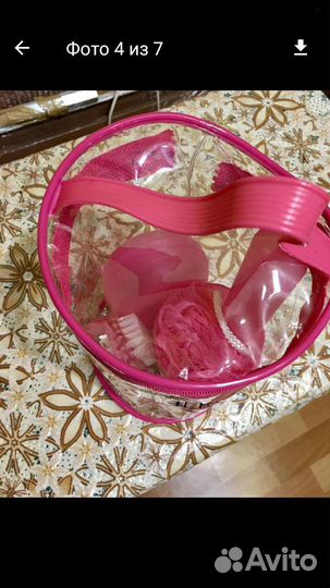 Дорожный набор Scarlet Line 6 предметов