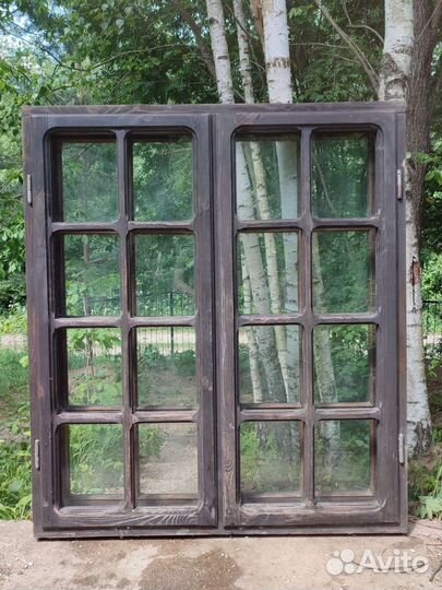 Деревянные окна бу 132*151 см 8шт