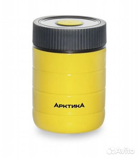 Термос для еды Арктика 307-480, 0.48 л, желтый, че