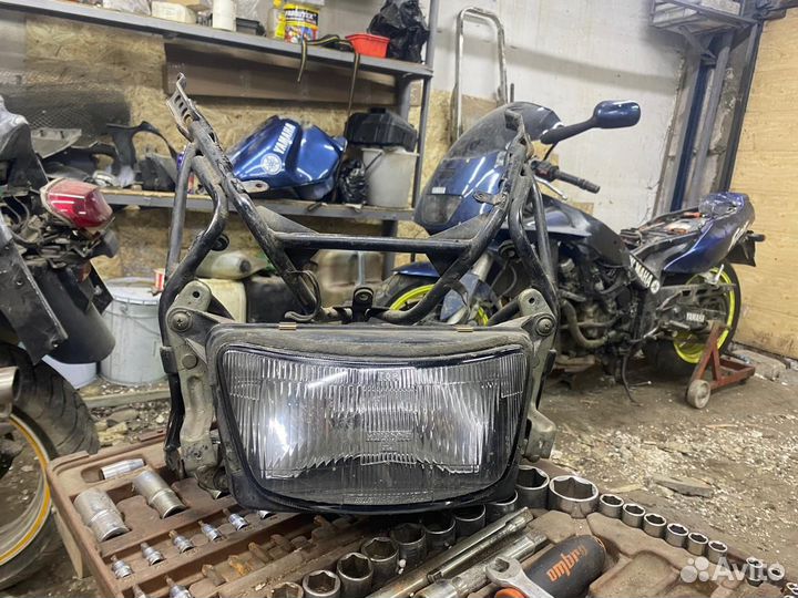 Паук и фара suzuki RF400-600