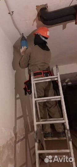 Монтаж слаботочных систем апс, соуэ, электромонтаж