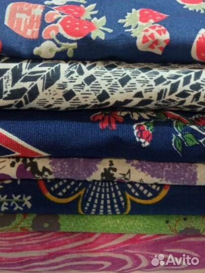 Ткань. Отрезы (х/б сатин, штапель). СССР