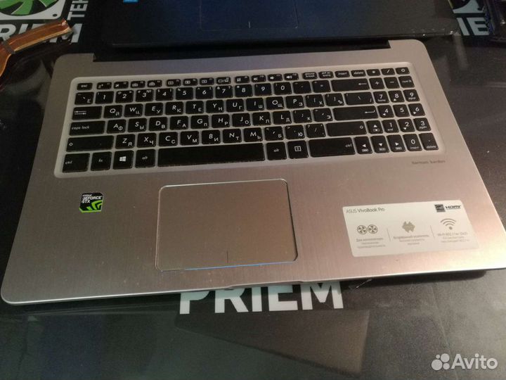 Топ кейс Asus N580V, N580G.Заглушка Asus N550J