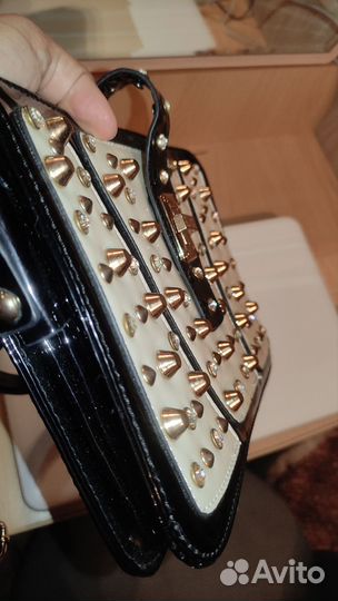 Сумка женская с камнями и клëпками