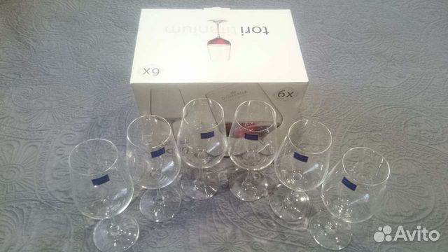 Набор бокалов tori titanium.bogema.Чехия.Новый