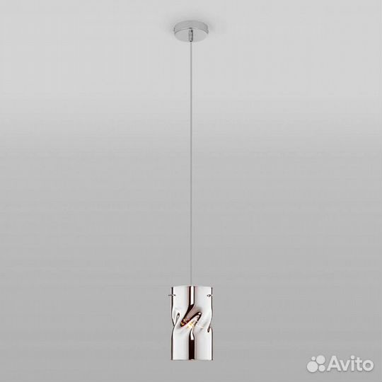 Подвесной светильник хром, новый