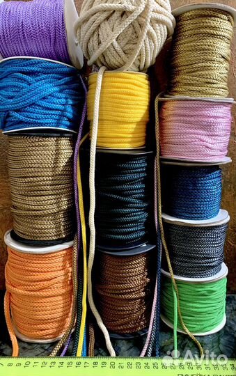 Шпагат джут шнур верёвка нитки вощёные, пенька