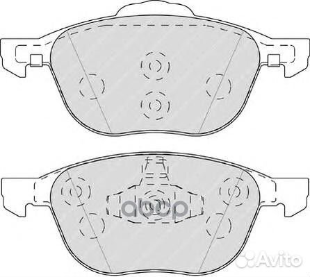 Колодки торм.пер. FDB4319 Ferodo