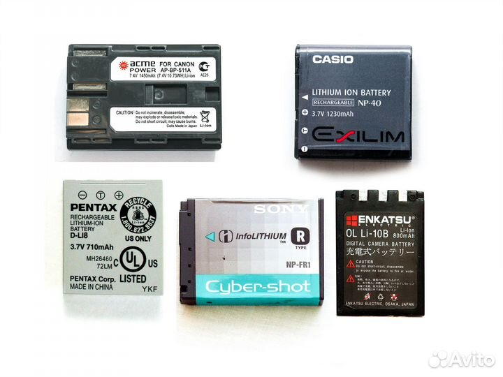 Аккумуляторы для фотоаппаратов