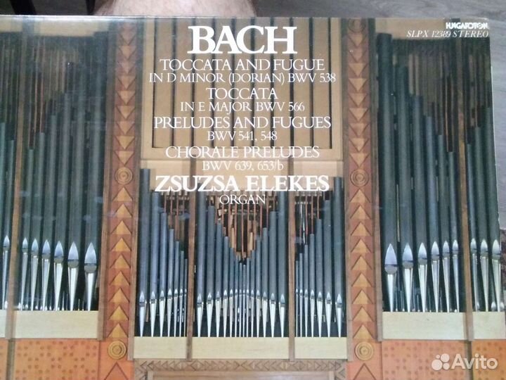 Винил Иоганн Себастьян Бах в исп-ии Жужи Элекес
