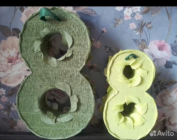 Обьемная цифра восемь на день рождения