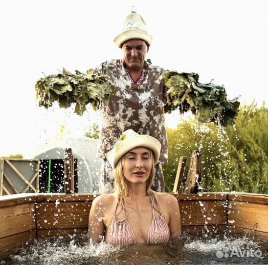 Чан для бани. Купель