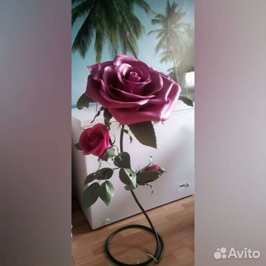 Роза светильник ручная работа