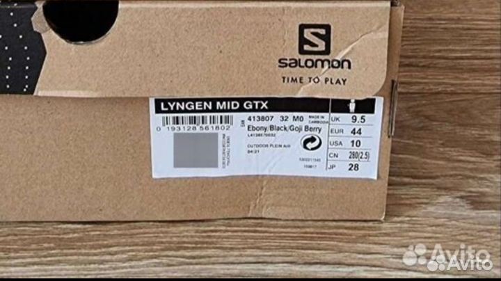 Новые ботинки Salomon GTX, р. RUS 44