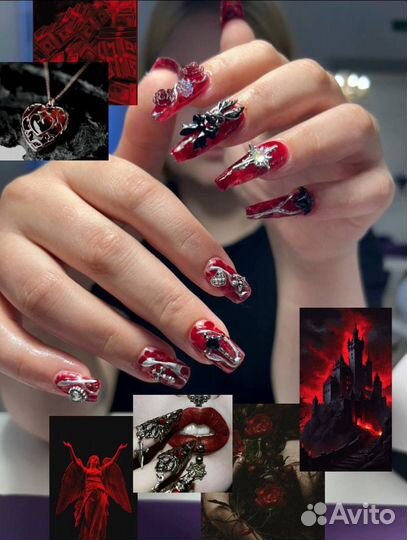 Креативное наращивание-crazy дизаин