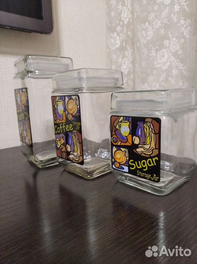 Ёмкости из стекла для сыпучих продуктов