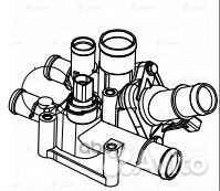 Термостат audi A3 1.6 00- / skoda octavia 1.6 0