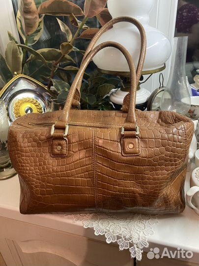 Сумка, dkny, винтаж, кожа, оригинал, США