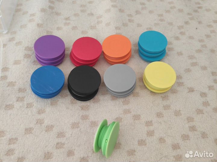 Набор попсокетов 8 цветов по 3 шт каждого цвета