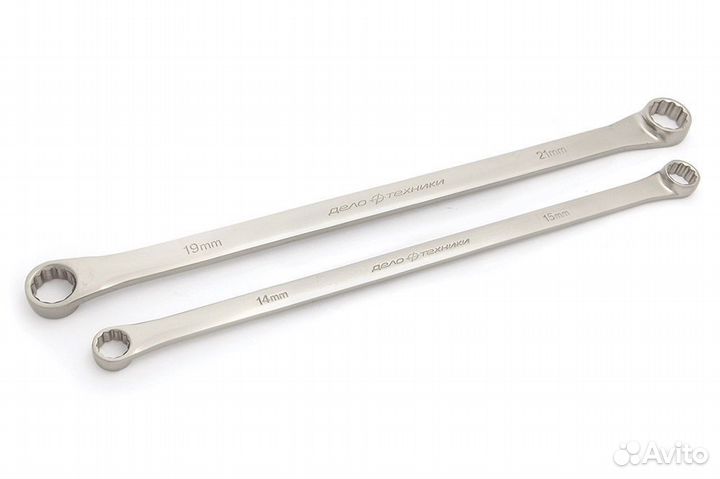 Ключи накидные удлиненные от 8х10 до 19х22