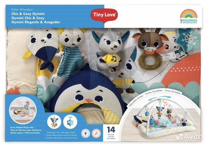 Развивающий коврик tiny love полярная сказка