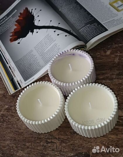 Свечи восковые ручной работы
