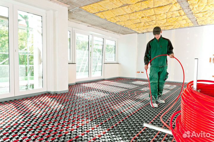 Монтаж теплого пола под ключ