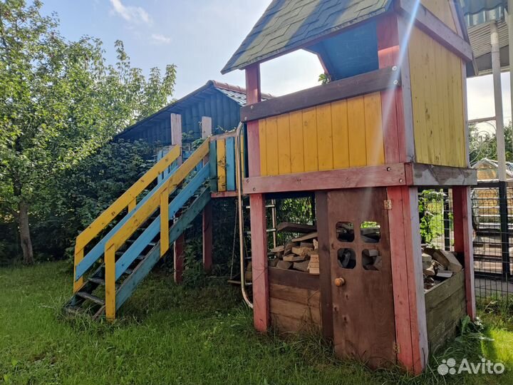 Детский игровой домик уличный бу