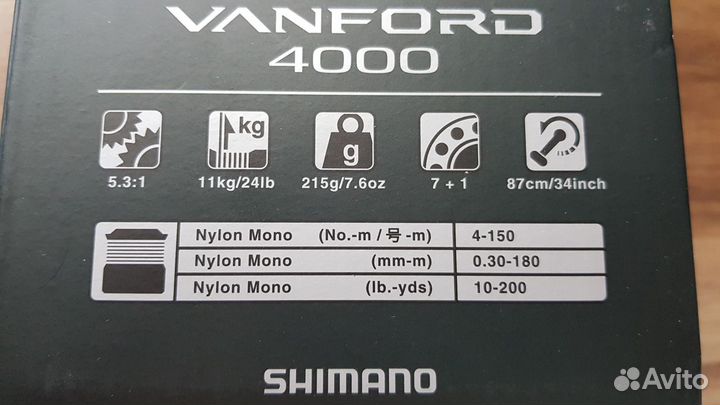 Shimano 20 Vanford 4000