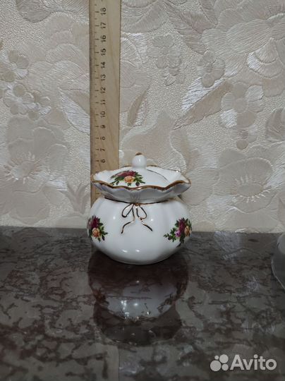 Шкатулка для мелочей с крышкой, фарфор