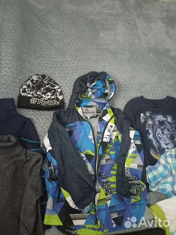 Вещи пакетом на мальчика 122 128