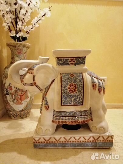 Керамический слон большой